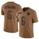 Limited Brown Men's Danny Trevathan Chicago Bears 2023 Salute To Service Jersey