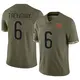 Limited Olive Men's Danny Trevathan Chicago Bears 2022 Salute To Service Jersey