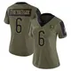 Limited Olive Women's Danny Trevathan Chicago Bears 2021 Salute To Service Jersey