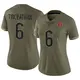 Limited Olive Women's Danny Trevathan Chicago Bears 2022 Salute To Service Jersey